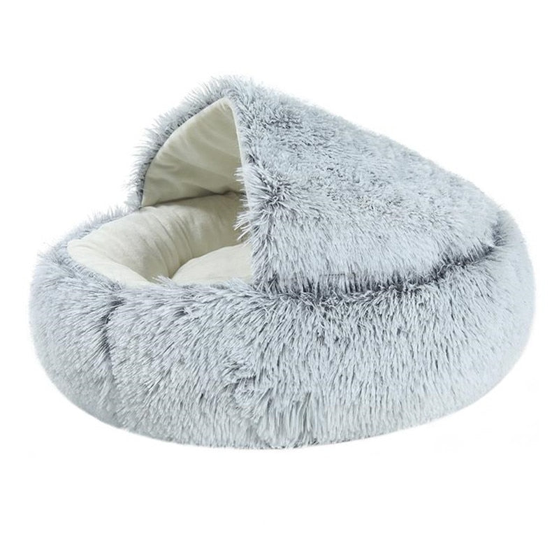 2-in-1 Pet Bed – Cozy Washable Bed for Cats & Small Dogs