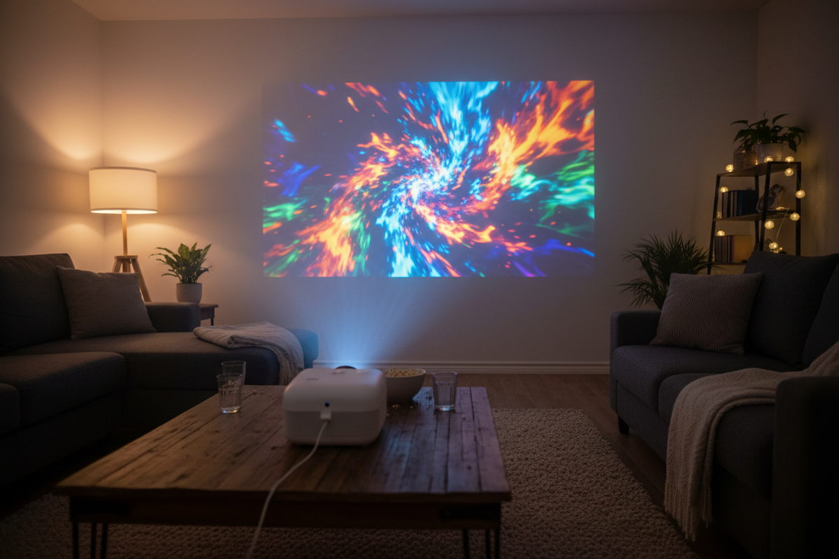 Portable Projector - Lifestyle Shot